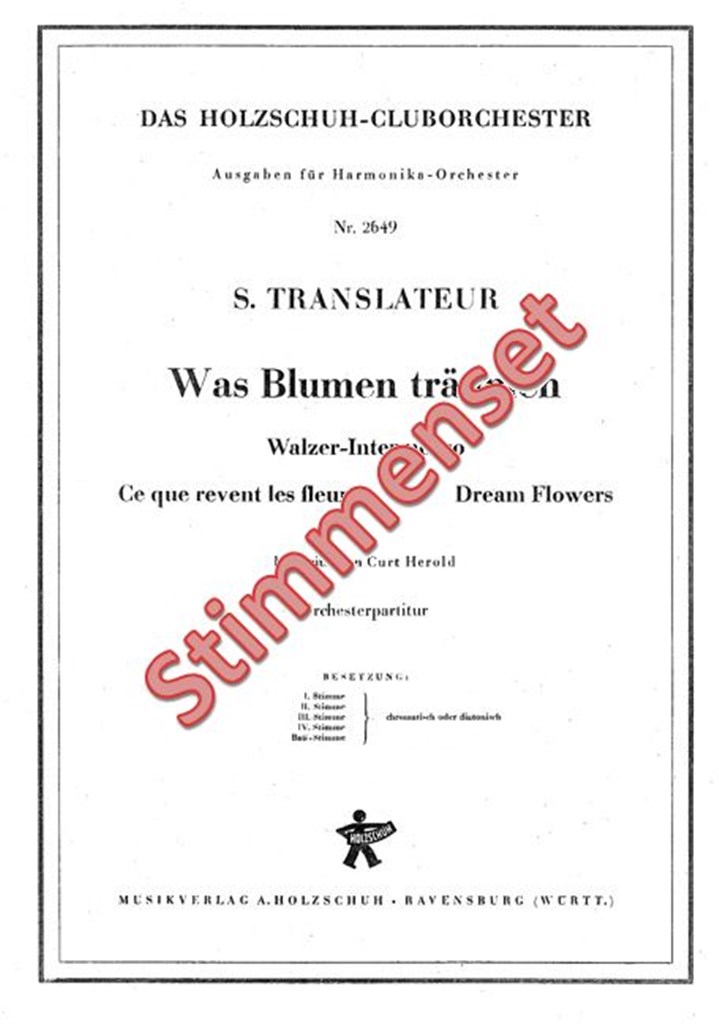 Was Blumen träumen